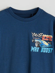 LCW Kids Crew Neck Long Sleeve Printed Boys T-Shirt