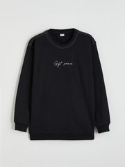 LCW Kids Printed Boys Thick Sweatshirt