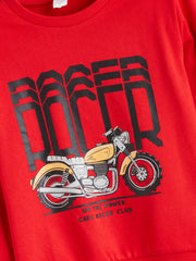 LCW Kids Crew Neck Printed Boys Sweatshirt