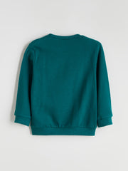 LCW Kids Crew Neck Printed Boys Thick Sweatshirt