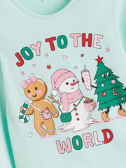 LCW Kids New Year Themed Girls Pyjamas Set