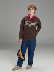 LCW Kids Printed Boys Thick Sweatshirt