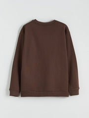 LCW Kids Printed Boys Thick Sweatshirt