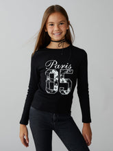 LCW Kids Crew Neck Paris Printed Girls T-Shirt