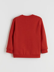 LCW Kids Printed Boys Thick Sweatshirt