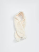 LCW Accessories Ecru Pompom Detailed Baby Girl Scarf