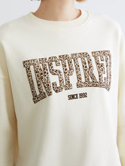 LCW Vision Woman Beige Sweatshirt