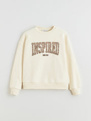 LCW Vision Woman Beige Sweatshirt