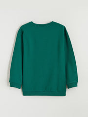 LCW Kids Crew Neck Minecraft Printed Boys Sweatshirt