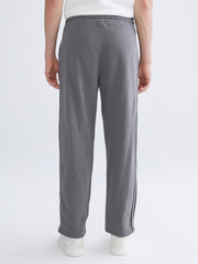 Xside Gray Relaxed Fit Men Tracksuit Bottoms