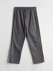 Xside Gray Relaxed Fit Men Tracksuit Bottoms
