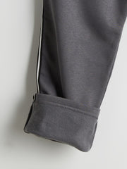 Xside Gray Relaxed Fit Men Tracksuit Bottoms