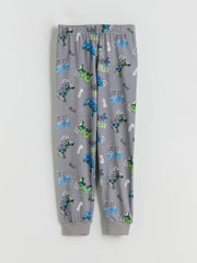 LCW Kids Crew Neck Boys Pyjama Set