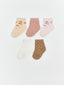 LCW Kids Patterned Baby Girls Ankle Socks 5-Pack