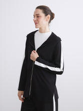 LCW Grace Black Hooded Women Cardigan