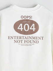 LCW Kids Beige Crew Neck Girls Sweatshirt