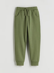 LCW Kids Yellow Crew Neck Printed Baby Boy Sweatshirt And Tracksuit Bottoms 2-Pack