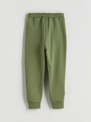 LCW Kids Yellow Crew Neck Printed Baby Boy Sweatshirt And Tracksuit Bottoms 2-Pack