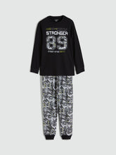 LCW Kids Crew Neck Boys Pyjama Set