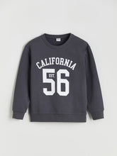 LCW Kids Crew Neck California Printed Boys Sweatshirt