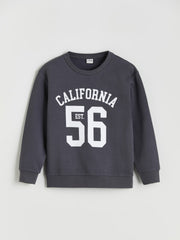 LCW Kids Crew Neck California Printed Boys Sweatshirt
