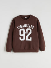 LCW Kids Crew Neck Los Angeles Printed Boys Sweatshirt