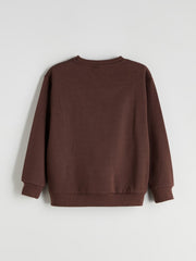 LCW Kids Crew Neck Los Angeles Printed Boys Sweatshirt