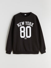 LCW Kids Crew Neck New York Printed Boys Sweatshirt