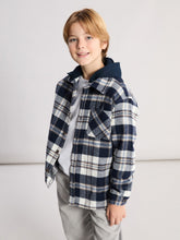 LCW Kids Hooded Plaid Boys Shirt