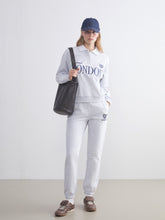 Xside Gray London Embroidered Women Jogger Sweatpants