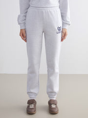 Xside Gray London Embroidered Women Jogger Sweatpants