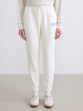 Xside Beige Elastic Waist Embroidered Women Thick Jogger Sweatpants