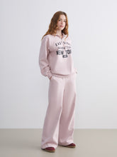 Xside Pink Elastic Waist Women Thick Sweatpants