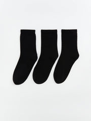 LCW Eco Mixed Women Plain Ankle Socks 3-Pack