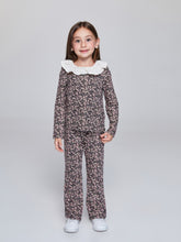 LCW Kids Pink Elastic Waist Bell-Bottomed Girls Leggings