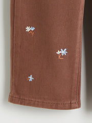 LCW Kids Pink Elastic Waist Girls Trousers