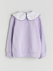 LCW Kids Lilac Crew Neck Girls Sweatshirt 2-Pack