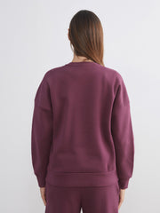 LCW Vision Embroidered Oversize Women Thick Sweatshirt