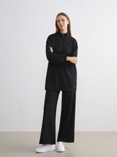 LCW Modest Elasticated Waist Wide Leg Women Sweatpants