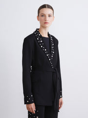 Raşit Bağzibağli X Lc Waikiki Women Blazer Jacket With Metal Applique
