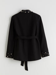 Raşit Bağzibağli X Lc Waikiki Women Blazer Jacket With Metal Applique