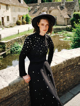 Raşit Bağzibağli X Lc Waikiki Black Stand Collar Metal Applique Women Sweatshirt Tunic