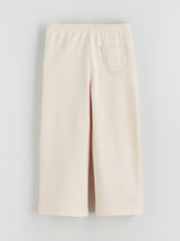 LCW Kids Beige Elastic Waist Basic Girls Tracksuit Bottoms