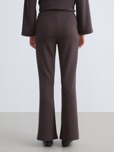 LCW Modest Brown Elastic Waist Women Trousers