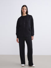 LCW Modest Black Elastic Waist Women Tracksuit Bottoms