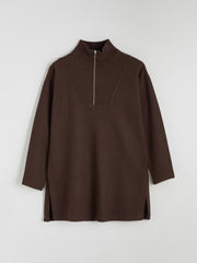 LCW Modest Funnel Neck Women Sweatshirt Tunic