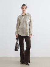 LCW Modest Women Trousers With Elastic Waist And Flared Leg