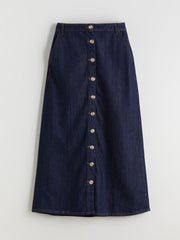 Raşit Bağzibağli X Lc Waikiki Indigo Standard Fit A-Cut Jean Skirt