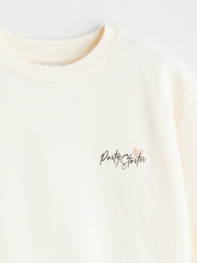 LCW Kids Back Printed Girls Sweatshirt