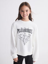 LCW Kids Crew Neck Printed Girls Sweatshirt